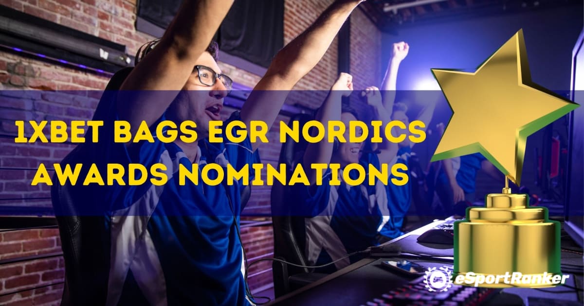 1xBet Bags EGR Nordics Awards Nominaties